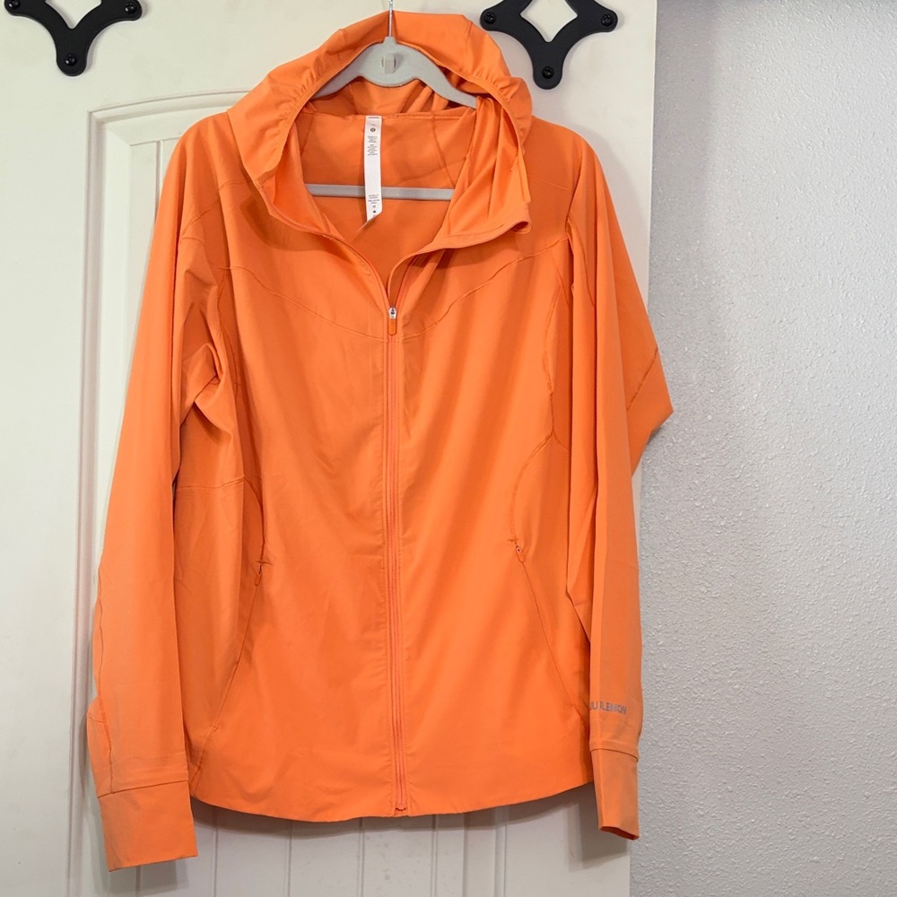 lululemon athletica Mist Over Windbreaker Full-Zip Hooded Size 16 NWOT